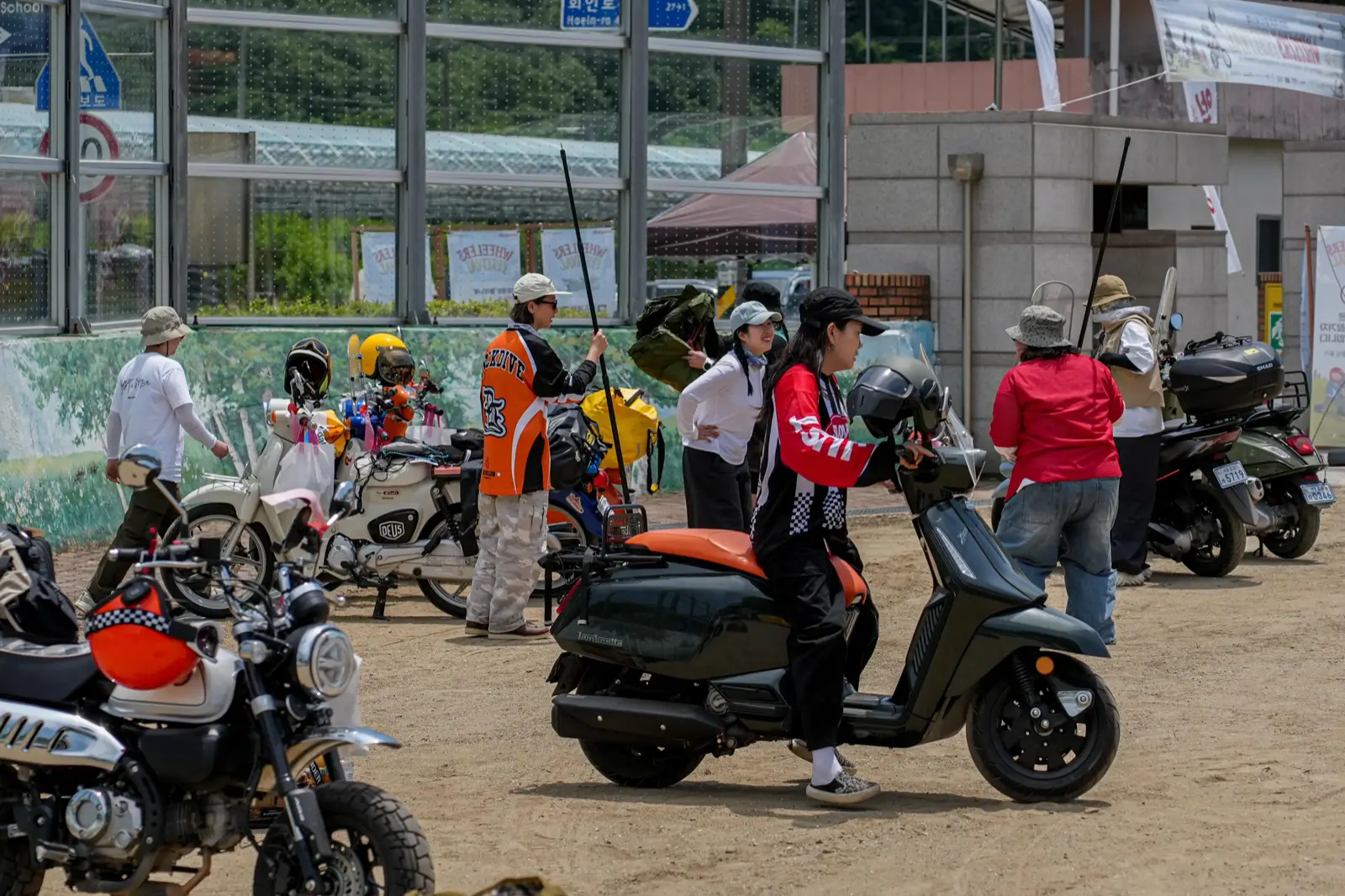 라이더 집결